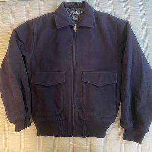 Polo Ralph Lauren Wool Blend A2 Bomber Jacket
